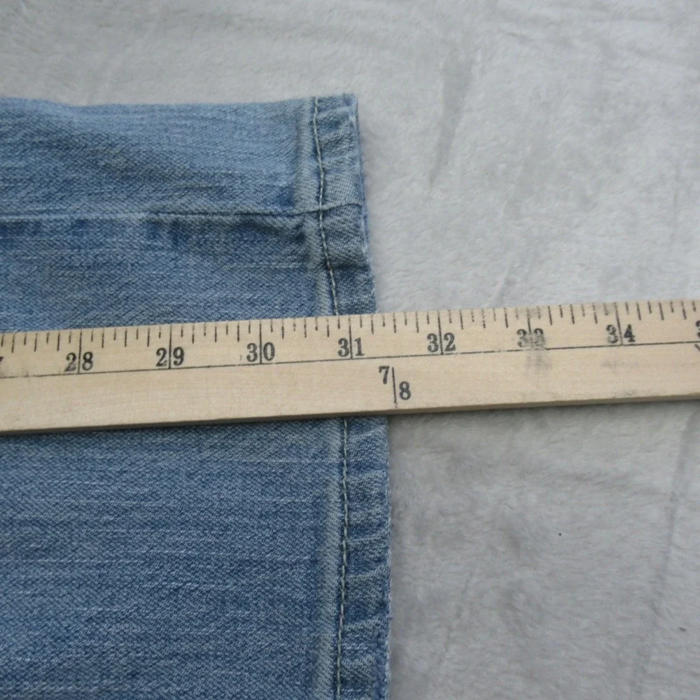 Cody James Jeans Mens 31x31 Light Wash Denim Flared Boot Cut Work Relax Wide Leg - Picture 13 of 15